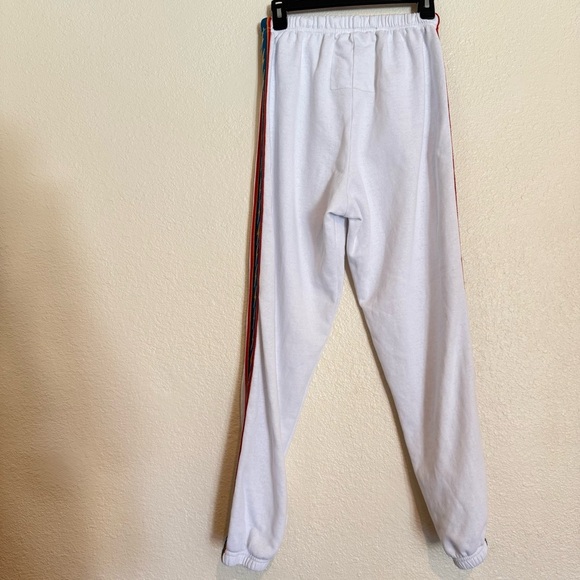 Aviator nation BOLT STRIPE SWEATPANTS - WHITE - Picture 10 of 14